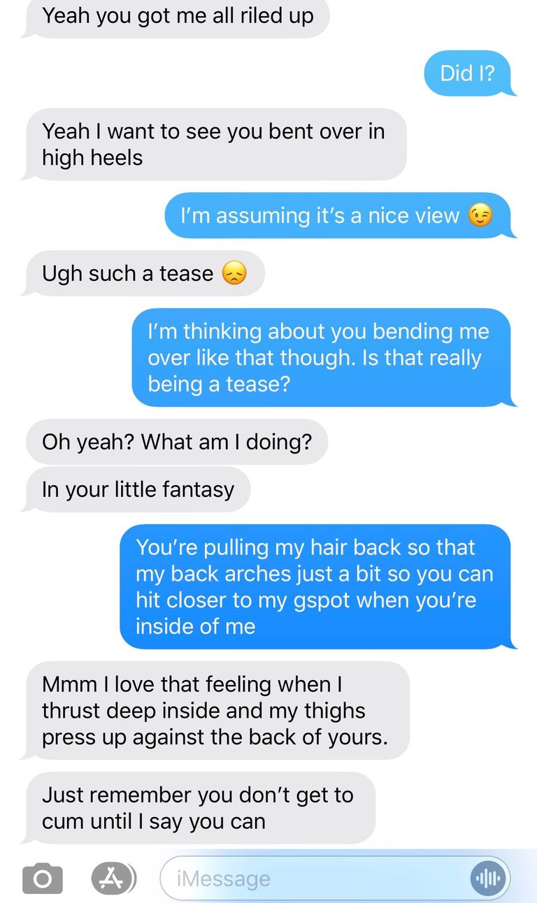 sexting conversation